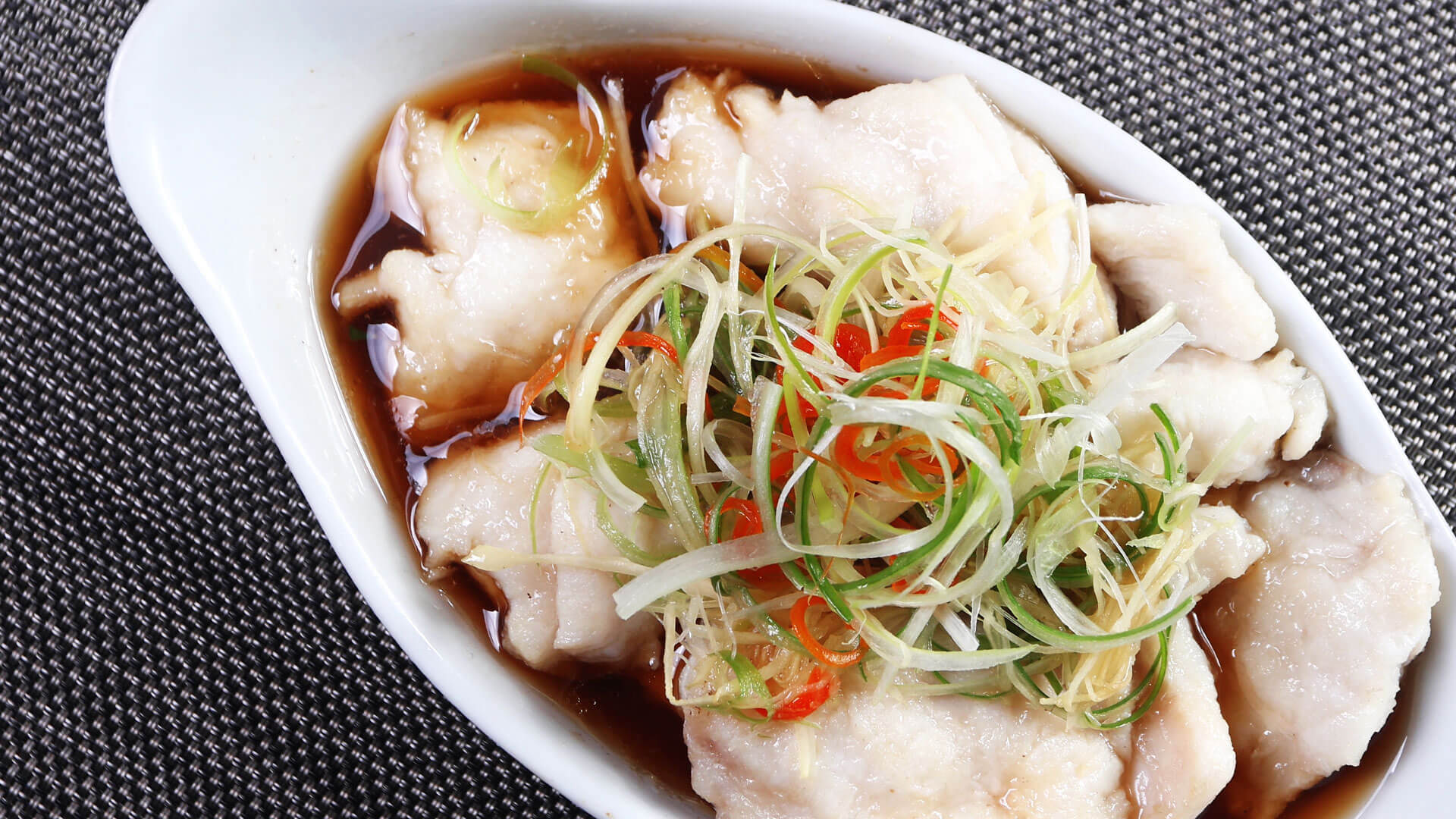 Steamed Lapu Lapu in Soy Sauce